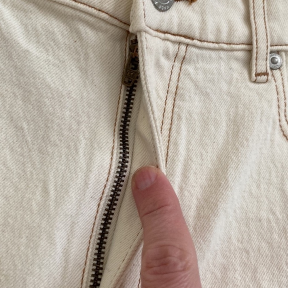 LOFT High-Waist Boyfriend Denim Shorts - Picture 9 of 13